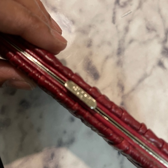 Lodis Red Textured Wallet - Picture 4 of 9